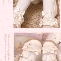 Sweet Bunny Doll Thick Winter Velvet Fur Platform Shoes - Thumbnail 5