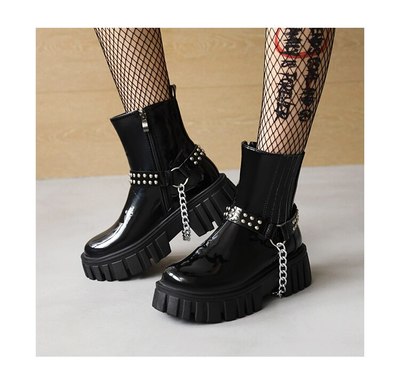 Rivet Belt Buckle Street Fashion Trend Female