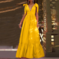 Elegant Summer Boho Long Dress Lady - Thumbnail 3