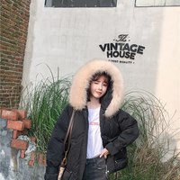 Cotton Short With Hooded Fur Adjustable - Thumbnail 6