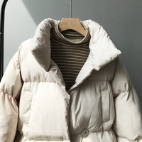 Puffer Parkas Autumn Bubble Coats Oversized  - Thumbnail 8