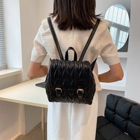 Leather Fashion Backpack Small Designer - Thumbnail 7