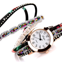 Top Brand Luxury Watches Women Flower - Thumbnail 1