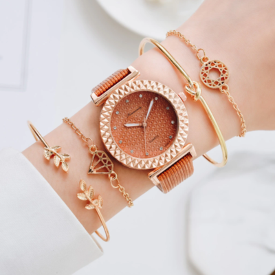 New Arrive Luxury Ladies Watch Bracelet Set