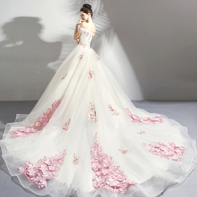 Stylish tulle applique long ball gown dress formal dress - Thumbnail 2