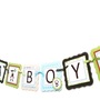 It's a Boy Monkey Banner for Party or Nursery Decoration-3
