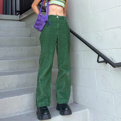 Vintage green cord pants 