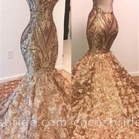 Champagne prom dresses, deep v neck prom dresses, lace prom dresses, flowers prom dresses, arabic prom dresses, court train prom dresses,625 - Thumbnail 2