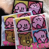 Japanese Anime Pixel Cartoon Print Oversized Short Sleeve T-shirt  - Thumbnail 2