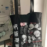 Anime Cartoon Canvas Tote Bag Shoulder Shopping Bag Vintage Aesthetic Casual Summer E-Girl Kawaii Korean Japanese Harajuku - Thumbnail 8
