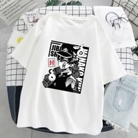 Cute Toilet Anime Boy Cartoon Print Unisex Short Sleeve T-shirt Aesthetic Casual Summer E-Girl Kawaii Korean Japanese Harajuku - Thumbnail 1