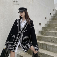  Fashion Sweater Oversize Cardigan Fall  - Thumbnail 7
