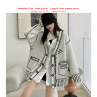  Fashion Sweater Oversize Cardigan Fall  - Thumbnail 8