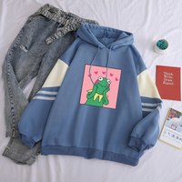 Anime Cartoon Print Hoodies Women Funny - Thumbnail 2