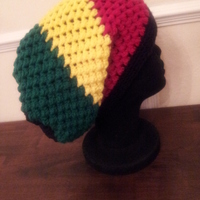 Rasta Style Slouchy Hat - Thumbnail 1