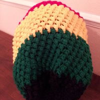Rasta Style Slouchy Hat - Thumbnail 2