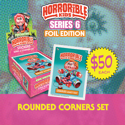 Horrorible kids trading cards - series 6 round corner foil - Thumbnail 3