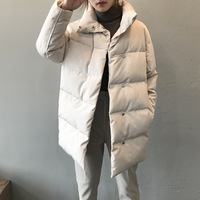  Oversized Clothes Coat Elegant Korean Puffer - Thumbnail 2