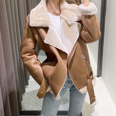 Winter warm thick windproof motorcycle coat