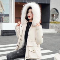  Big Fur Collar Outerwear Autumn Winter  - Thumbnail 4