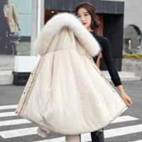  Big Fur Collar Outerwear Autumn Winter  - Thumbnail 6