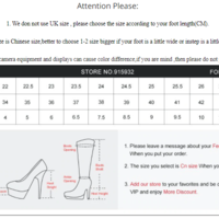Over-The-Knee Boots Cross-Tied Platform - Thumbnail 6