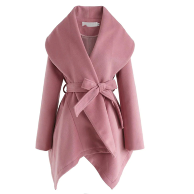 Solid coats outdoor outwears slim fit