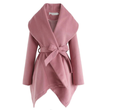 Solid Coats Outdoor Outwears Slim Fit