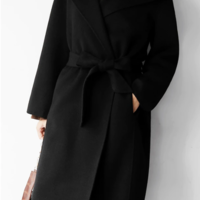 Double-faced Cashmere Woolen Coat Female - Thumbnail 4