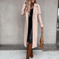  Lace-up Belted Bandage Long Cardigan - Thumbnail 4