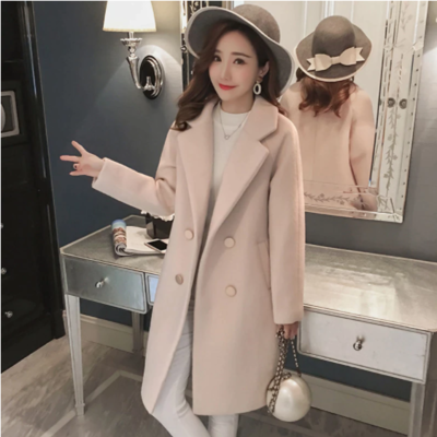  korean overcoat women fashion vintage
