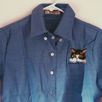 Cat Button-up - Thumbnail 1