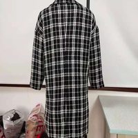 Elegant Suit Collar Double-Breasted Long  - Thumbnail 8