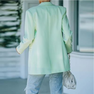  temperament slim suit jacket fashion lapel 