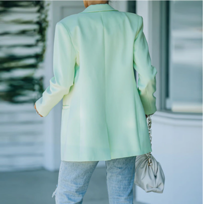  Temperament Slim Suit Jacket Fashion Lapel 