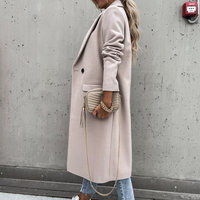 Maxi Long Coat Female Robe Outerwear - Thumbnail 5