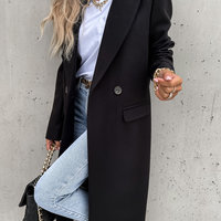 Maxi Long Coat Female Robe Outerwear - Thumbnail 7