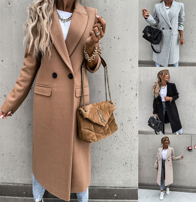 Maxi Long Coat Female Robe Outerwear