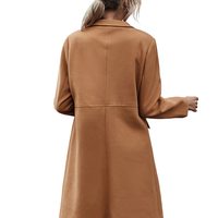 Long Coat Trench Collar Double Breasted  - Thumbnail 6