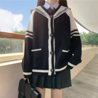 Sweater Loose Japan Style Sweet Knitted - Thumbnail 2