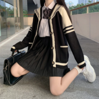 Sweater Loose Japan Style Sweet Knitted - Thumbnail 3