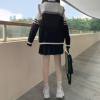Sweater Loose Japan Style Sweet Knitted - Thumbnail 5