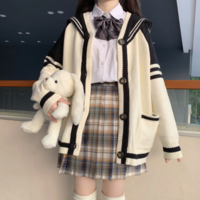 Sweater Loose Japan Style Sweet Knitted - Thumbnail 1