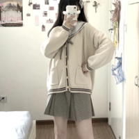Sweater Japanese Cardigan Women Clothing  - Thumbnail 3