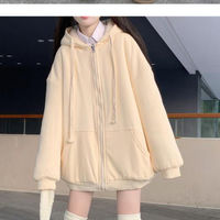 Loose Student Solid Color Sweater Korean - Thumbnail 3