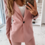 Winter Slim Blazer Jacket Women Casual Fashion-2