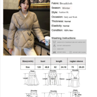 Women Winter Solid Sashes Coat Female - Thumbnail 7