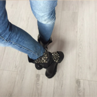 Rivets Autumn Winter Ankle Boots Punk Ladies - Thumbnail 5