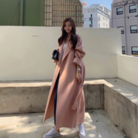 Women's Medium And Long Loose Side Slit - Thumbnail 2
