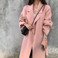 Women's Medium And Long Loose Side Slit - Thumbnail 1